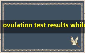  ovulation test results while pregnant